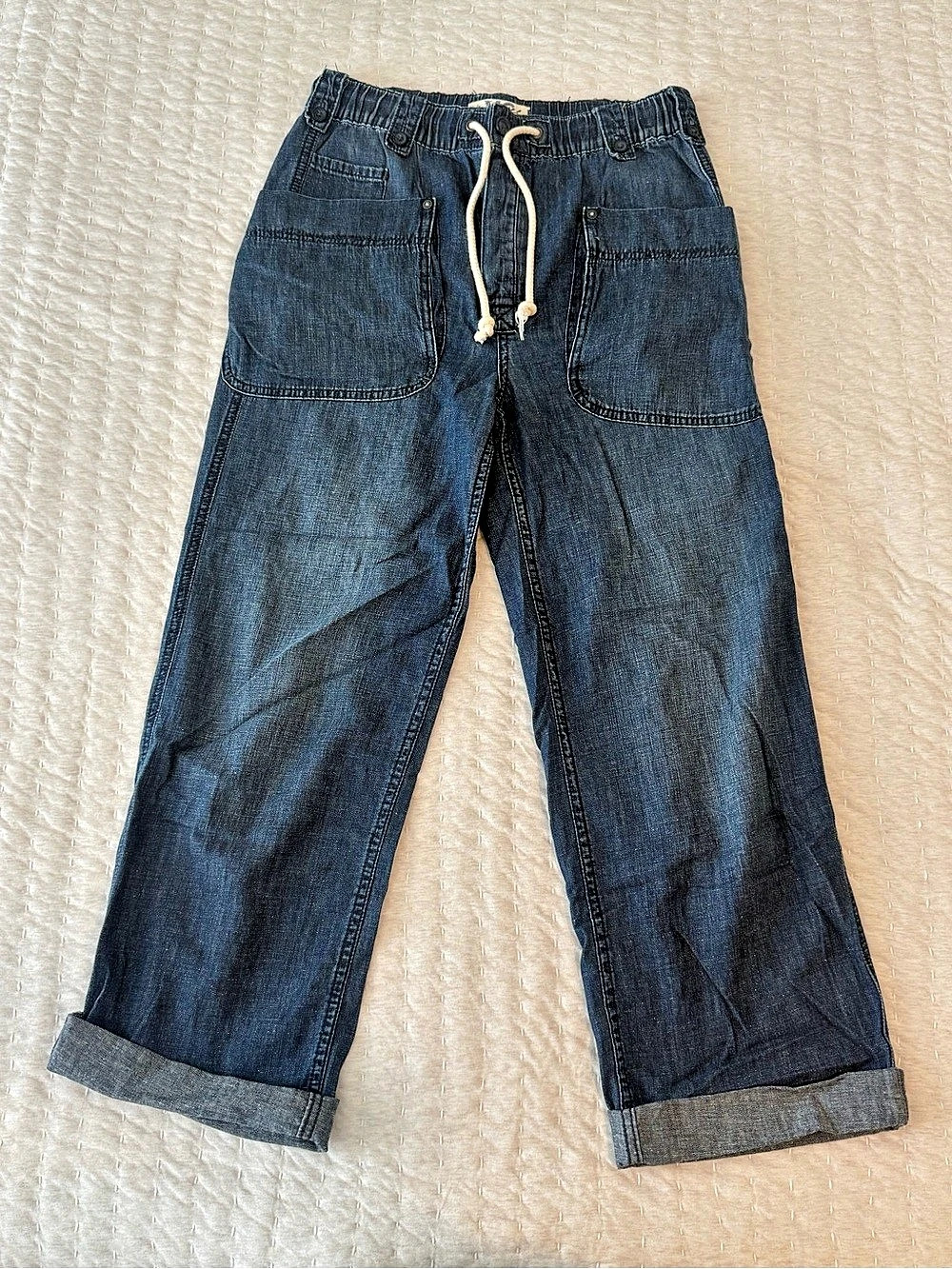 Free People Cuffed Jeans Like New